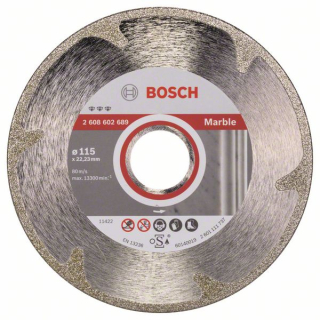 Bosch Diamantový rezací kotúč Best for Marble 115 x 22,23 x 2,2 x 3 mm 1ks 2608602689