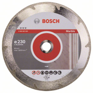 Bosch Diamantový rezací kotúč Best for Marble 230 x 22,23 x 2,2 x 3 mm 1ks 2608602693