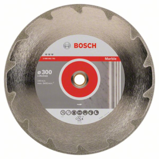 Bosch Diamantový rezací kotúč Best for Marble 300 x 25,40 x 2,6 x 5 mm 1ks 2608602701