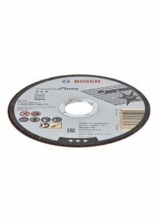 Rovný rezací kotúč Bosch Standard for Inox - Rapido WA 60 T BF, 115x1,0 mm 2608603169