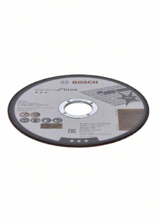 Rovný rezací kotúč Bosch Standard for Inox WA 60 T BF, 115x1,6 mm 2608603170