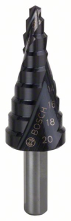 Bosch Stupňovité vrtáky HSS-AlTiN 4 - 20 mm, 8,0 mm, 70,5 mm 1ks 2608588066