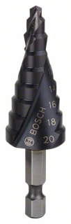 Bosch Stupňovité vrtáky HSS-AlTiN 4 - 20 mm, 70,5 mm 1ks 2608588070