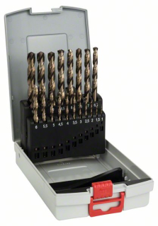 Bosch 19-dielna súprava vrtákov do kovu ProBox HSS-Co, DIN 338 (kobaltová zliatina) 1-10 mm 19ks 2608587014