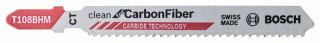 Bosch List do priamočiarej píly T 108 BHM Clean for Carbon Fibre 3ks 2608667449