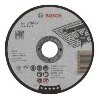 Bosch Rovný rezací kotúč Best for Inox A 46 V INOX BF, 125 mm, 1,5 mm 1ks 2608603496