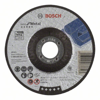 Bosch Rezací kotúč s prelisom Best for Metal A 30 V BF, 125 mm, 2,5 mm 1ks 2608603527