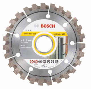 Bosch Diamantový rezací kotúč Best for Universal 115 x 22,23 x 2,2 x 12 mm 1ks 2608603629