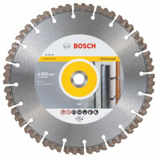 Bosch Diamantový rezací kotúč Best for Universal 300 x 22,23 x 2,8 x 15 mm 1ks 2608603634