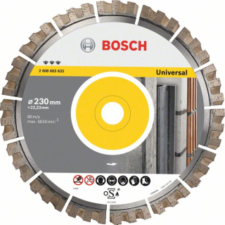 Bosch Diamantový rezací kotúč Best for Universal 400 x 20/25,40 x 3,3 x 15 mm 1ks 2608603637