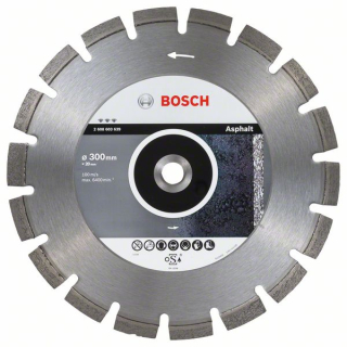 Bosch Diamantový rezací kotúč Best for Asphalt 300 x 20 x 3,2 x 12 mm 1ks 2608603639