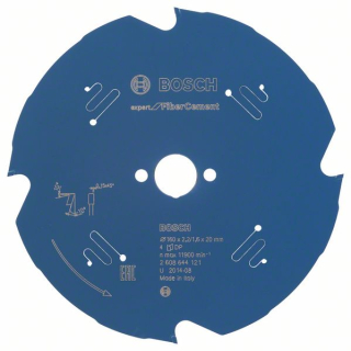 Bosch Pílový kotúč Expert for Fibre Cement 160 x 20 x 2,2 mm, 4 1ks 2608644121