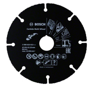 Univerzálny rezný kotúč Bosch Carbide Multi Wheel 125mm 2608623013