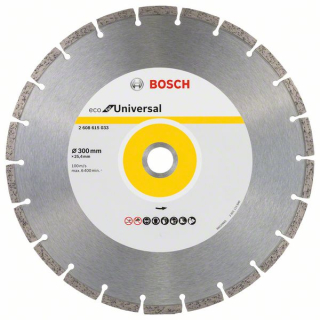 Bosch Diamantový rezací kotúč ECO for Universal 300x25.4x3.2x8 1ks 2608615033