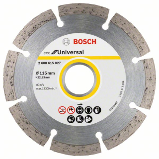Bosch Diamantový rezací kotúč ECO for Universal 115.x22.23x2.0x7 10ks 2608615040