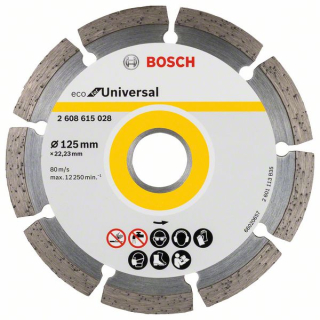 Bosch Diamantový rezací kotúč ECO for Universal 125x22.23x2.0x7 10ks 2608615041