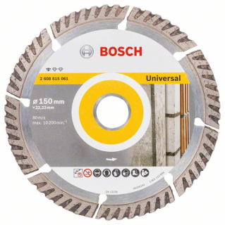 DIA kotúč uni 150x22,23 mm Bosch Standard for Universal 2608615061