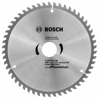 Bosch Pílový kotúč Eco for Aluminium 190x30 54Z 1ks 2608644389