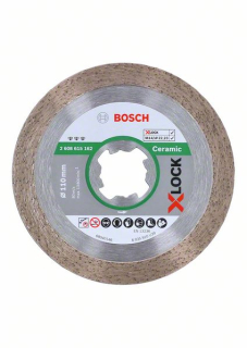 Diamantový rezací kotúč Bosch X-LOCK Best for Ceramic 110 x 22,23 x 1,8 x 10 1ks 2608615162