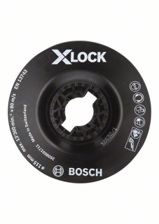 Podporný tanier Bosch X-LOCK, 115 mm, mäkký 1ks 2608601711