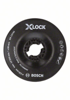 Podporný tanier Bosch X-LOCK 125 mm, tvrdý 1ks 2608601716