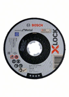 Rezací kotúč Bosch X-LOCK Expert for Metal 125 x 2,5 x 22,23 A 30 S BF 1ks 2608619255