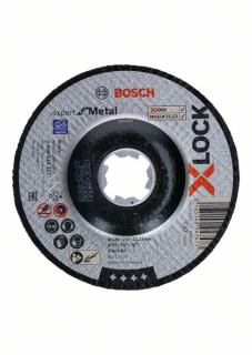 Rezací kotúč s prelisom Bosch X-LOCK Expert for Metal 125 x 2,5 x 22,23 A 30 S BF 1ks 2608619257