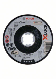 Rezací kotúč Bosch X-LOCK Expert for Inox 115 x 1,6 x 22,23 AS 46 T INOX BF 1ks 2608619260