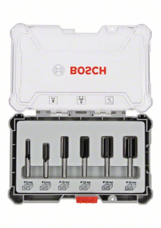 Bosch Sada fréz 6ks, drážkovacie frézy, 8 mm stopka 6ks 2607017466