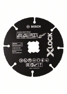 Multifunkčný rezací kotúč Bosch X-LOCK 125 mm; 1 mm; 22,23 mm 1ks 2608619284