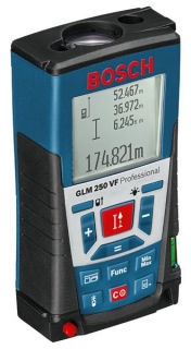 Laserový merač vzdialeností Bosch GLM 250 VF 0601072100
