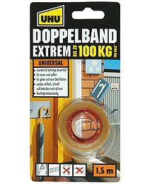 Lepiaca páska obojstraná 120kg UHU Doppelband Extreme 1,5m