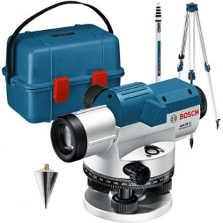 Optický nivelačný prístroj Bosch GOL 32 D + BT160 + GR500 0601068502