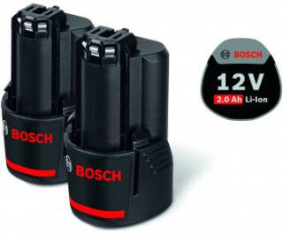 Akumulátor Bosch 2x GBA 12V/2,0 Ah Li-lon 1600Z00040