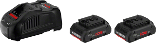 Základná súprava Bosch 2x aku GBA ProCORE18V4.0Ah + nabíjačka GAL1880 1600A016GF