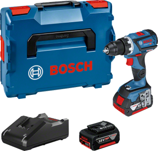 Aku vŕtací skrutkovač Bosch GSR 18V-60 C L-Boxx (2x5,0Ah) 06019G110D