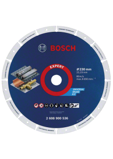 Dia rezací kotúč na kov Bosch 230mm 22,23mm 1ks 2608900536