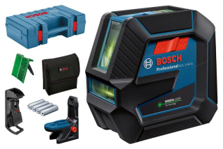 Bodový a čiarový laser Bosch GCL 2-50 G + RM10 + DK10 kufor 0601066M02