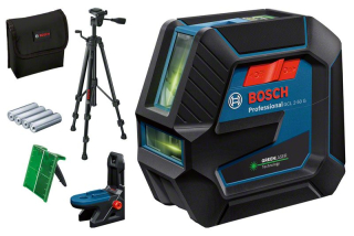 Bodový a čiarový laser Bosch GCL 2-50 G + RM10 + BT150 0601066M01