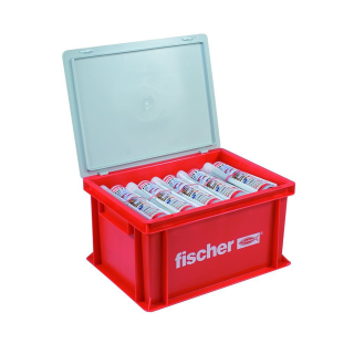 Fischer 20x chemické malty FIS VL 300 T v montážny box Fischer HWK 538589