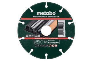 Metabo Dia rezací kotúč na kov 125 mm 22,23mm "MUP", METALL/UNIVERSAL "PROFESSIONAL" 628548000
