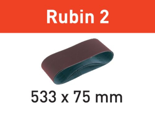 Festool Brúsny pás L533X 75-P120 RU2/10 Rubin 2 499159