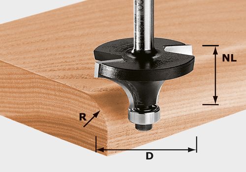 Festool Zaobľovacia fréza HW S8 D31,7/R9,5 KL 491015