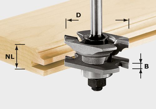 Festool Profilová drážkovacia fréza HW S8 D46 x D12-NT 490645