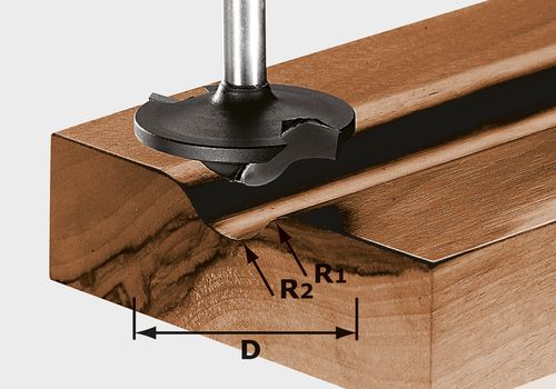 Festool Profilová fréza HW S8 D42/13/R6+12 491137