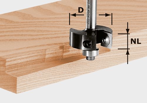 Festool Drážkovacia fréza s otočným nožom HW S8 D38/12 491085