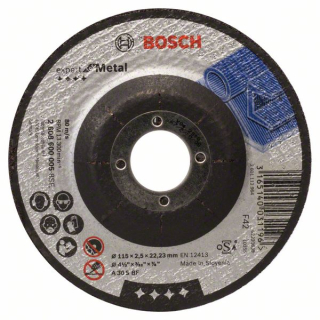 Bosch Rezací kotúč s prelisom Expert for Metal A 30 S BF, 115 mm, 2,5 mm 1ks 2608600005