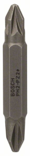 Bosch Obojstranná skrutkovacia čepeľ PH2; PZ2; 45 mm 1ks 2607001743