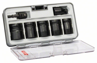 Bosch 7-dielna súprava nadstavcov s násuvným kľúčom SW13; SW17; SW19; SW21; SW24; 40 mm; 2 adaptéry 7ks 2608551029