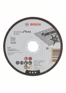 Rovný rezací kotúč Bosch Standard for Inox 125x1,0 mm 1ks 2608603171